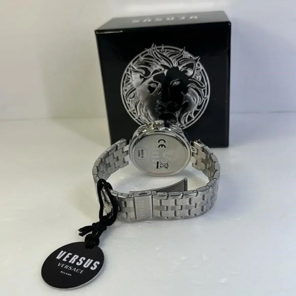 New Authentic VERSUS VERSACE Logo Gent Chrono Bracelet Watch